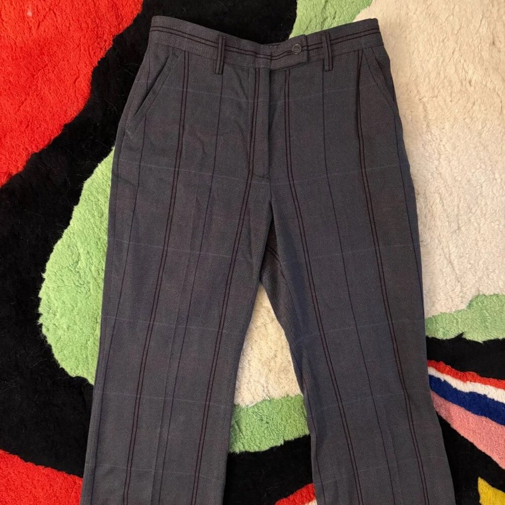 Acne Studios Patsyne Wool-Cotton Suit Trousers Size 36